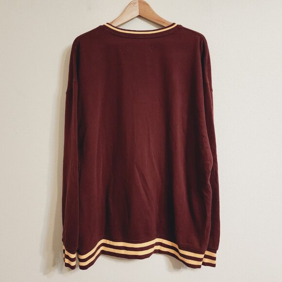 Disney Fashion Collection Sweatshirt Varsity Jersey Embroidered M Mickey Sz L - Picture 12 of 16